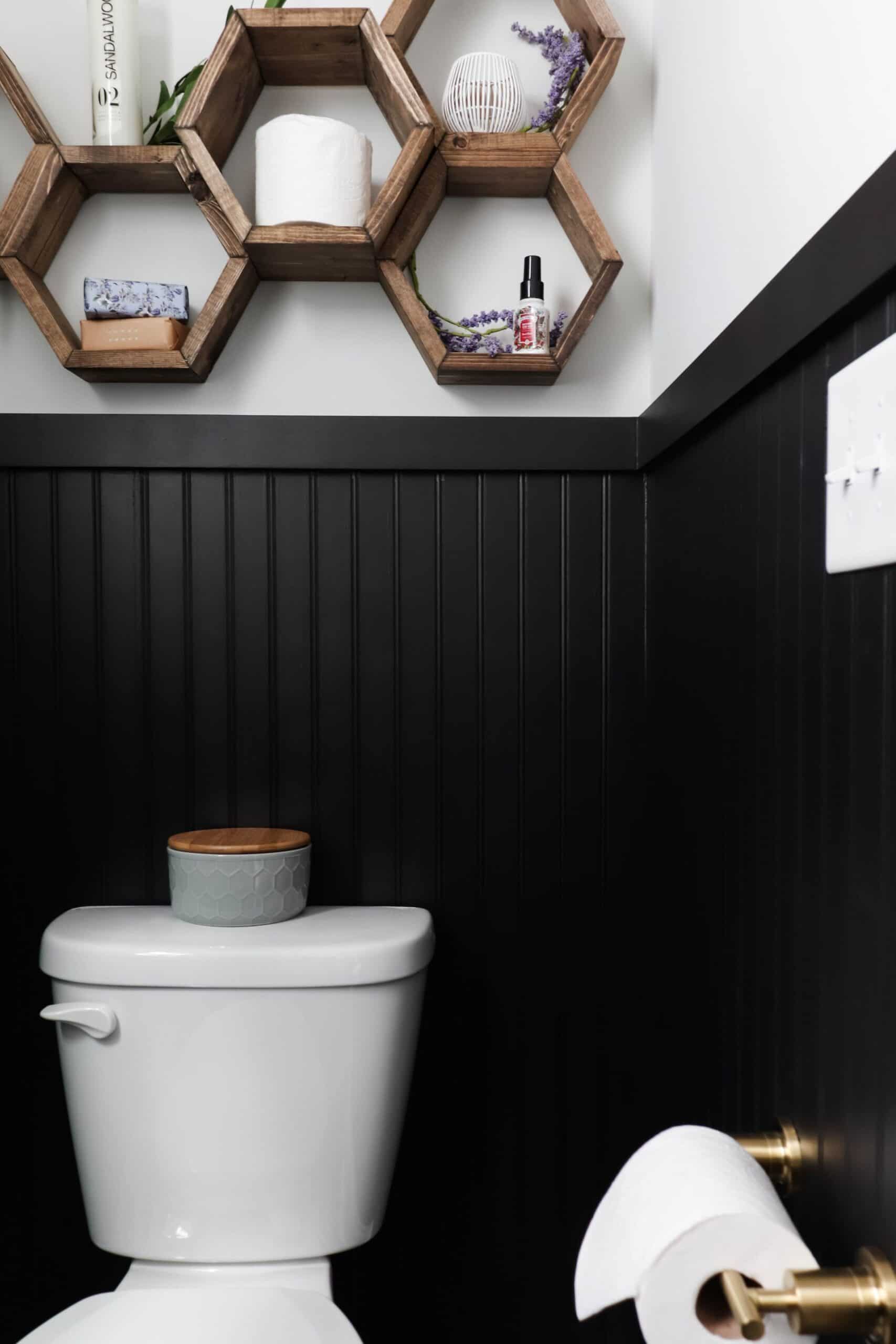 Modern Powder Room Reveal - Pine and Poplar