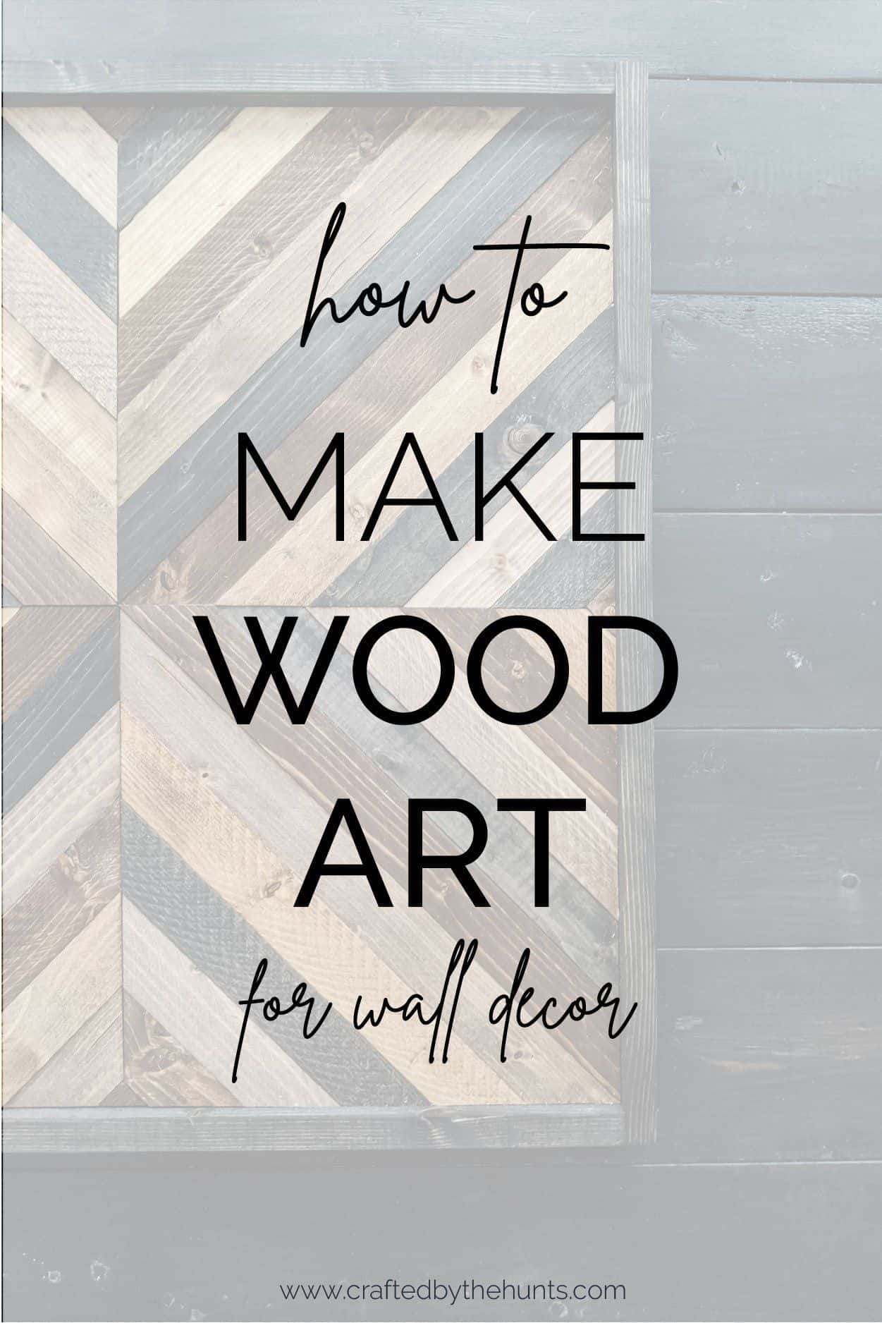 Make this easy DIY wood wall art today! - Pine and Poplar