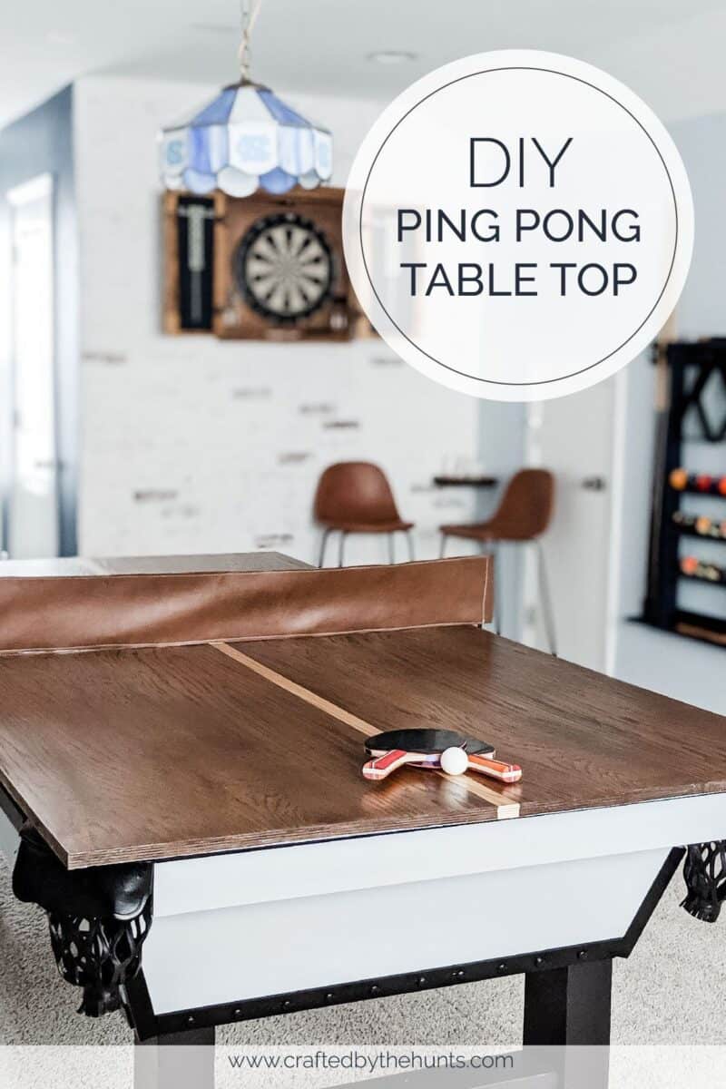 How to Make a Ping Pong Table Top for a Pool Table