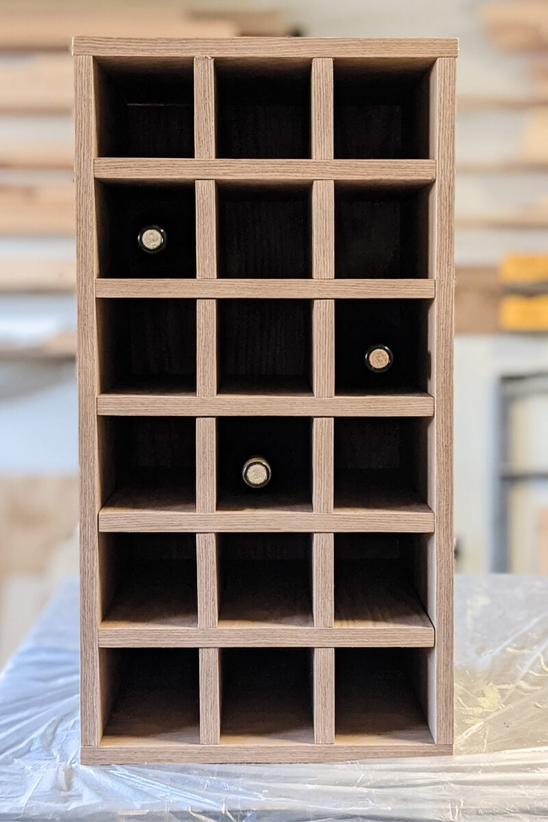 How to Make a Wine Rack Using Plywood