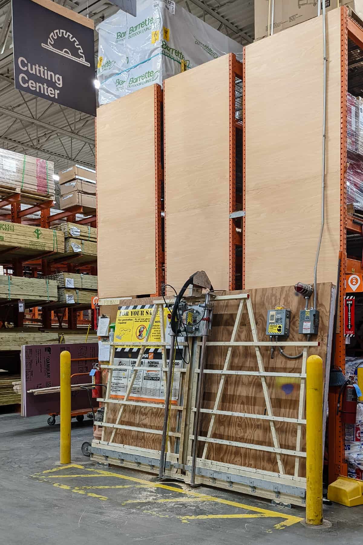 Will Home Depot cut wood for you?