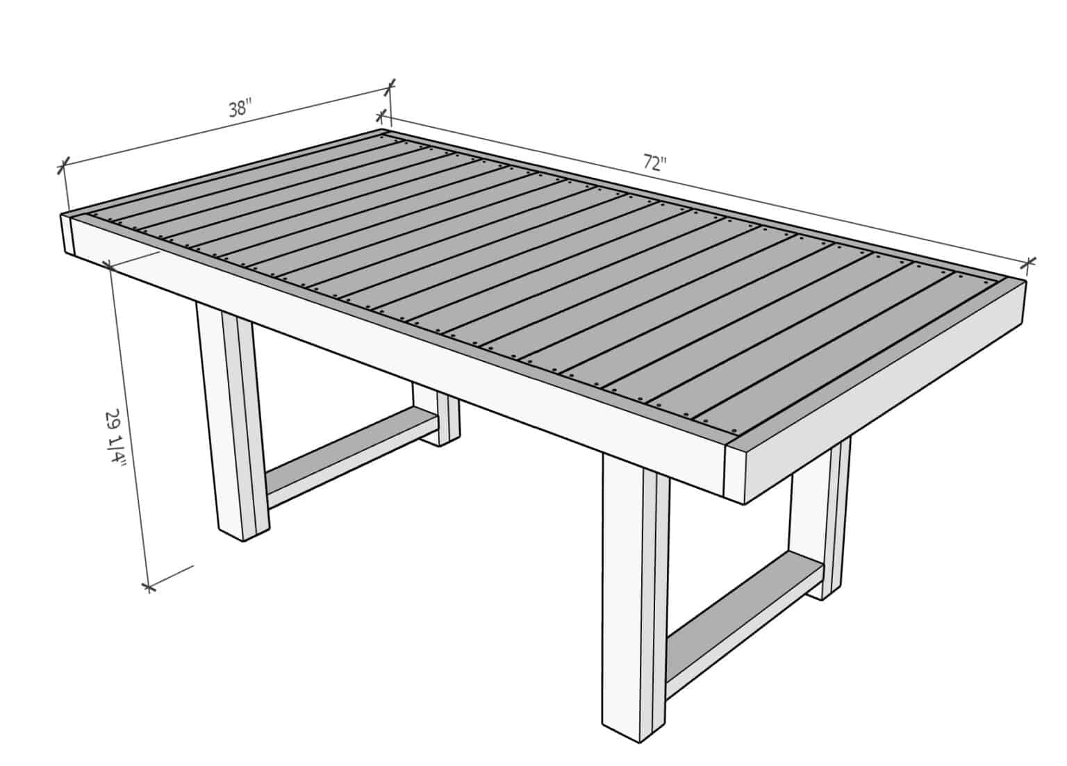 DIY Outdoor Table Plans Pine And Poplar diy-outdoor-table-plans-pine-and-poplar