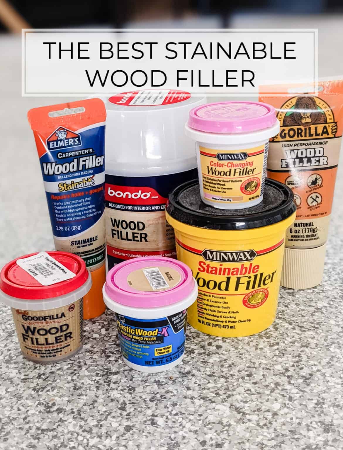 An Experiment to Find the BEST Stainable Wood Filler
