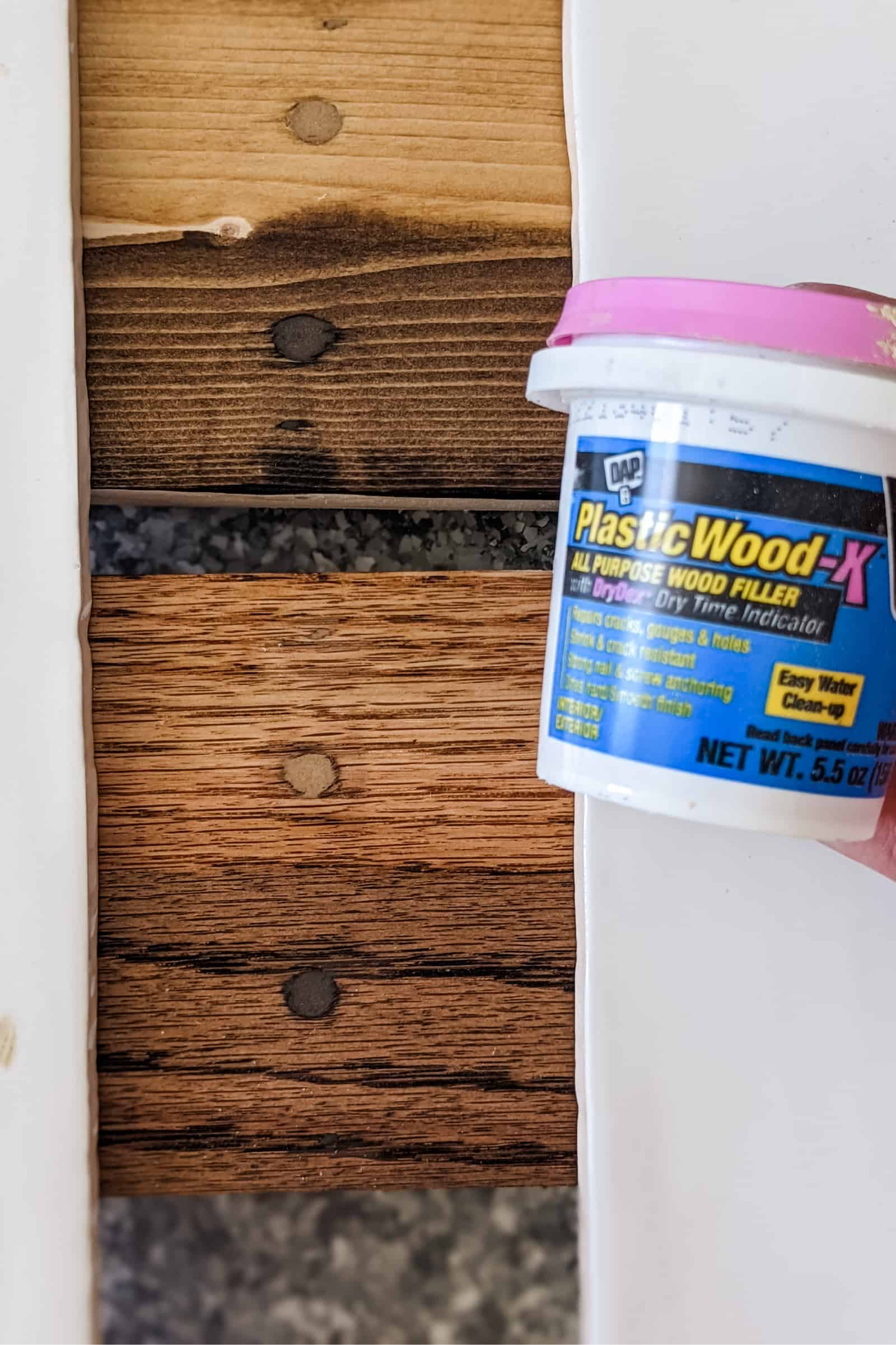 An Experiment to Find the BEST Stainable Wood Filler