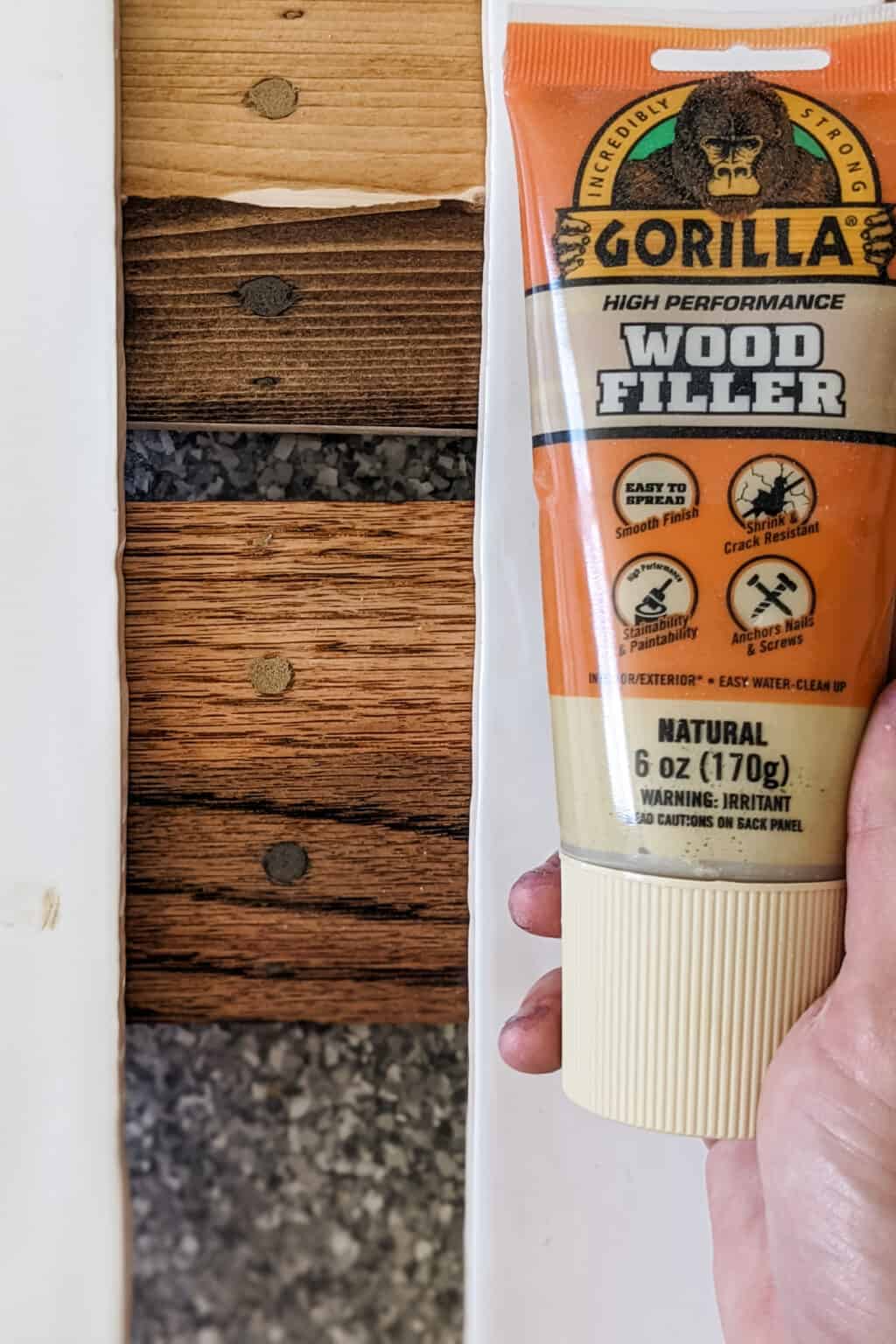 An Experiment to Find the BEST Stainable Wood Filler
