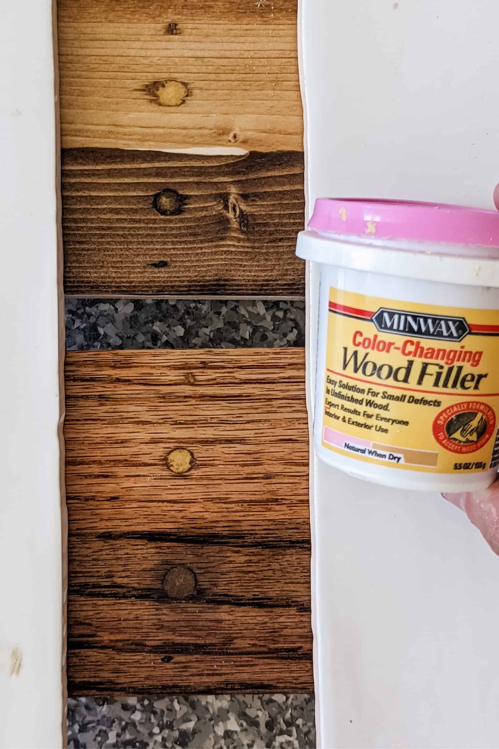 An Experiment to Find the BEST Stainable Wood Filler