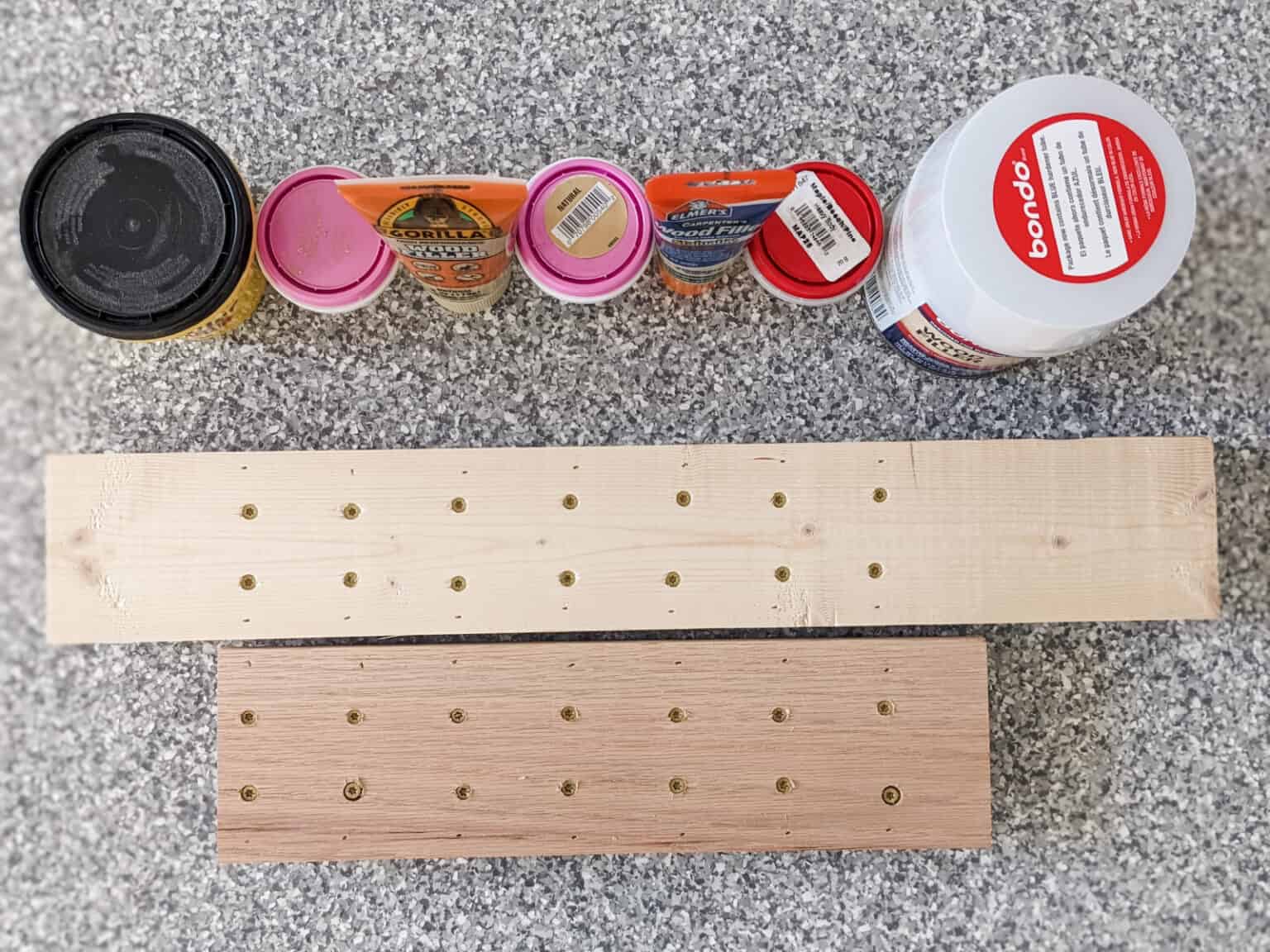 An Experiment to Find the BEST Stainable Wood Filler