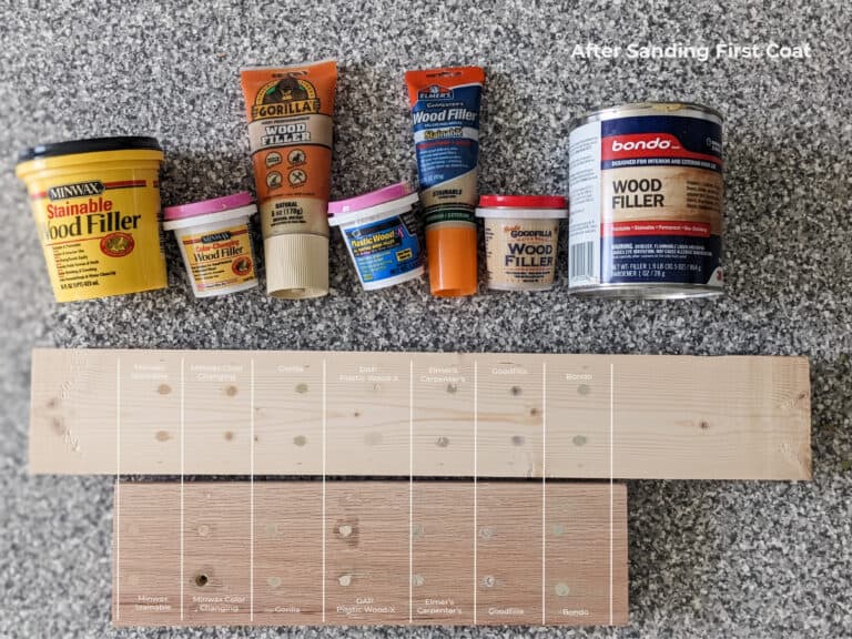 An Experiment to Find the BEST Stainable Wood Filler