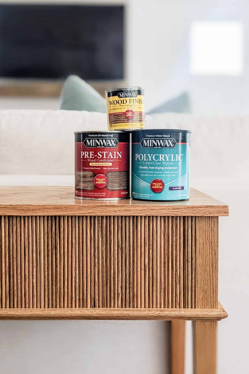 DIY Sofa Table (Studio McGee Dupe!) - Pine and Poplar