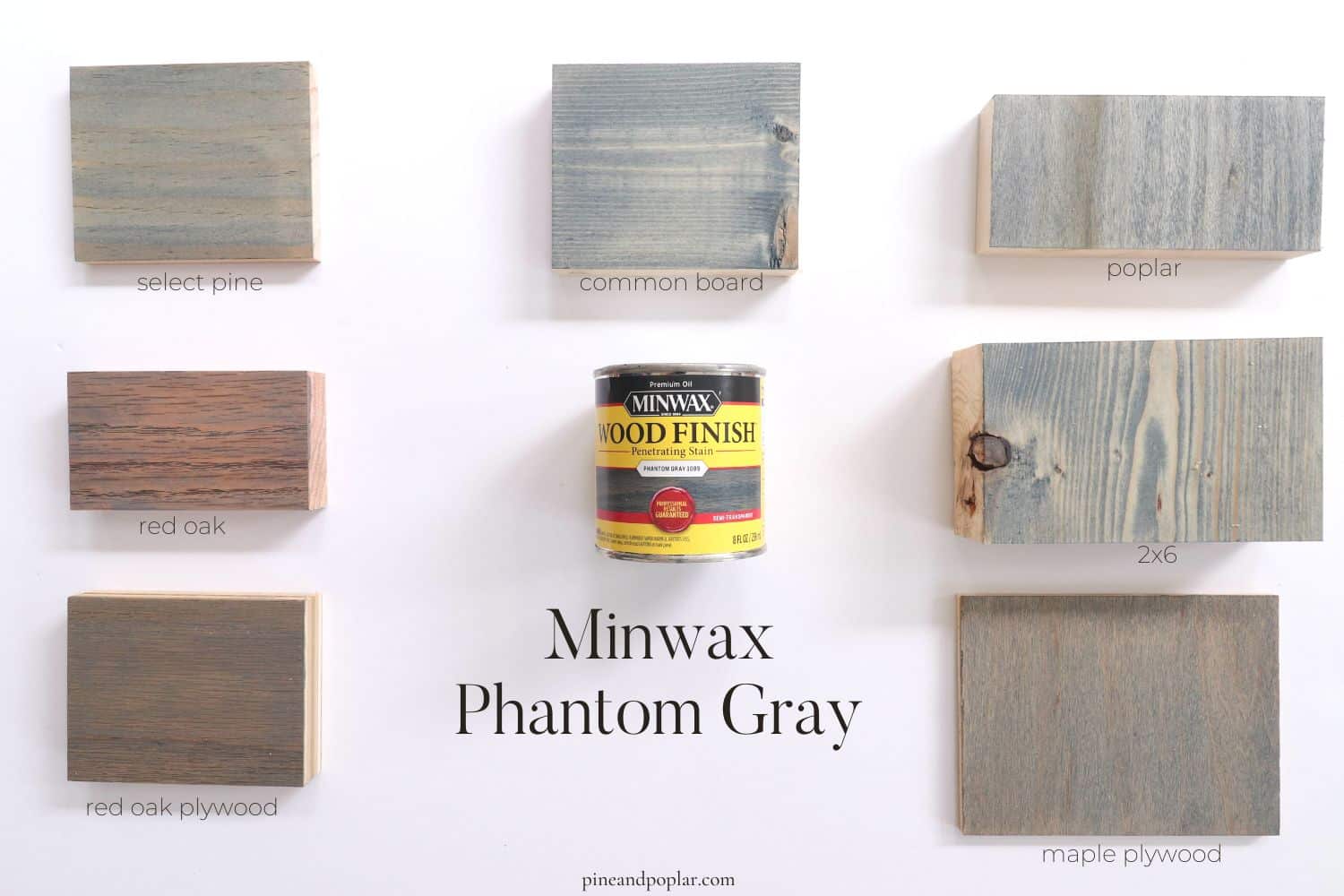 The Best Grey Wood Stains Tested on 7 types of wood!