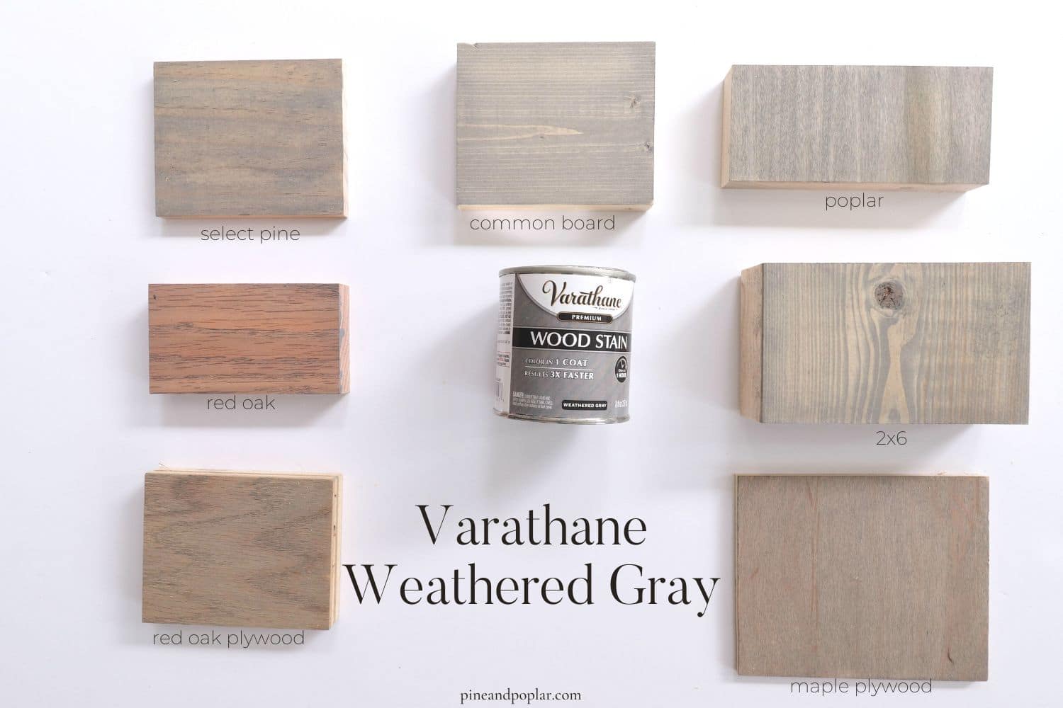The Best Grey Wood Stains Tested on 7 types of wood!