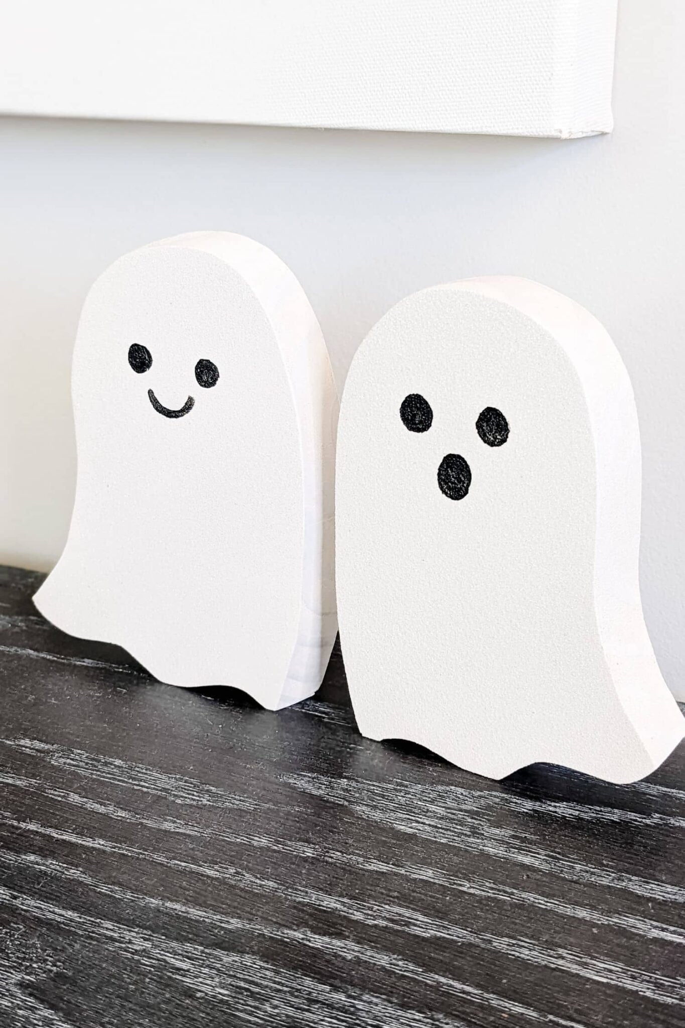 Easy DIY Ghosts for Halloween Decor - Pine and Poplar
