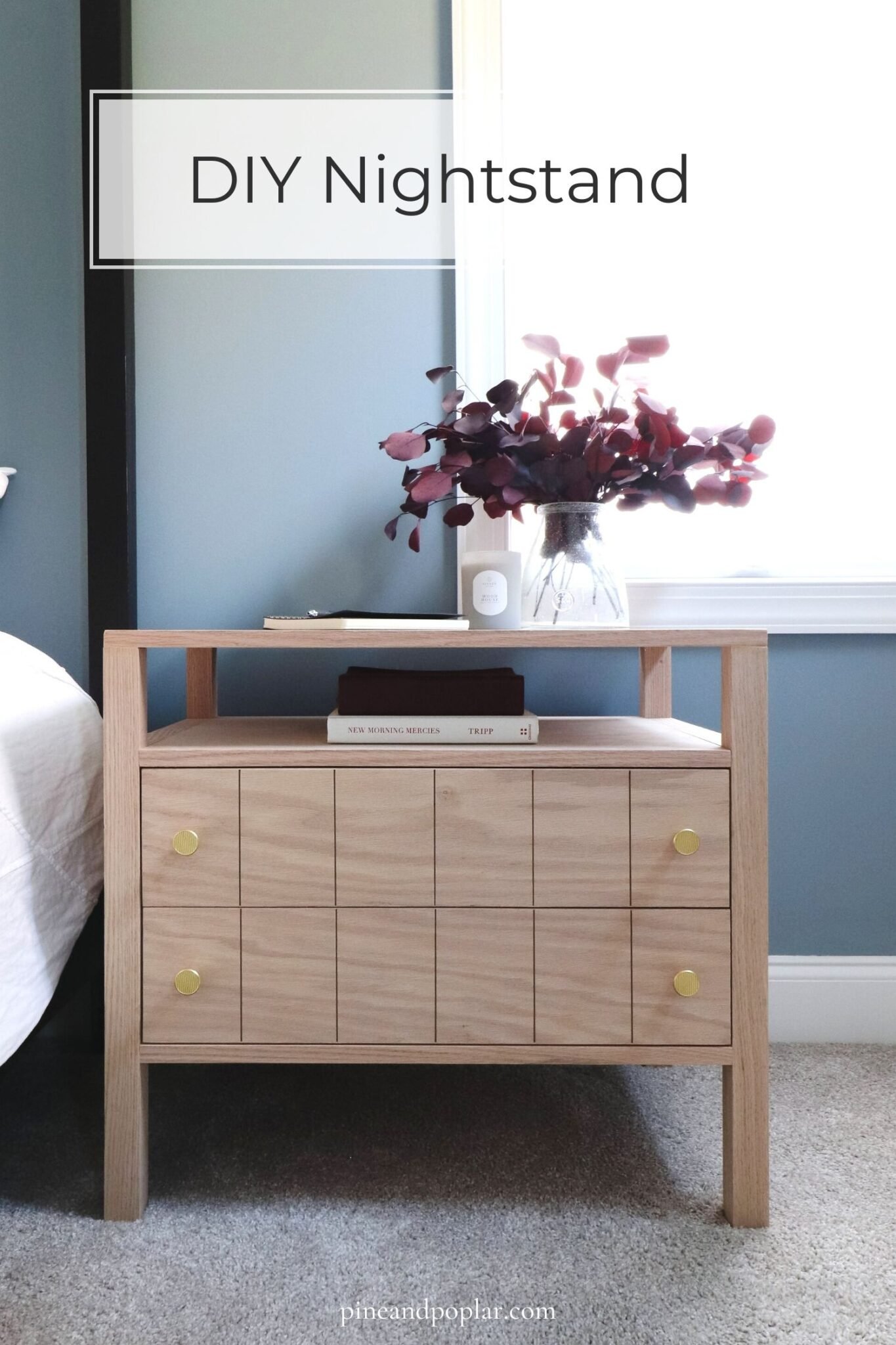 16 DIY Nightstand Plans You Can Build This Weekend