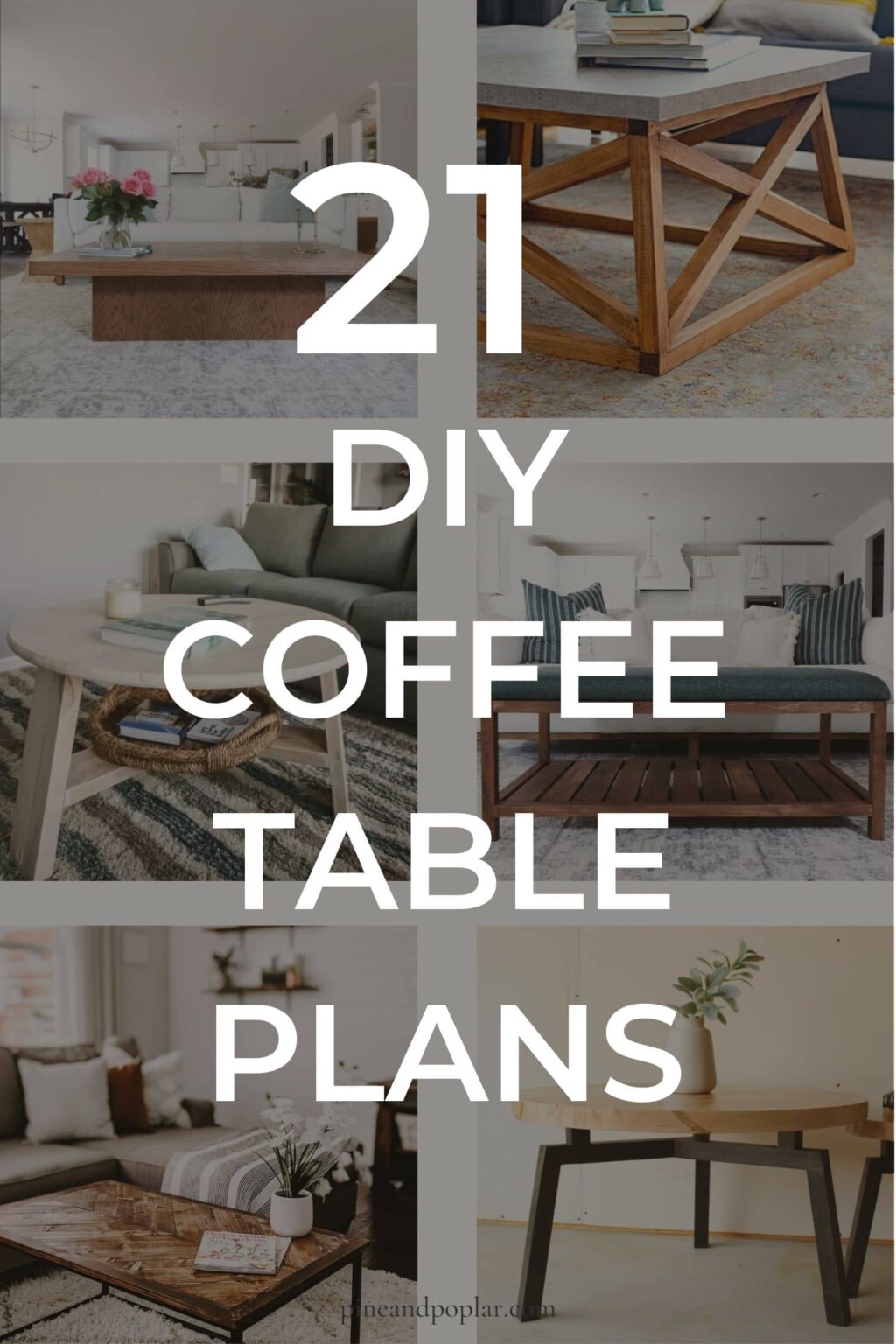 21+ DIY Coffee Table Woodworking Plans - Pine and Poplar - Free Coffee Table Plans For Diy Projects