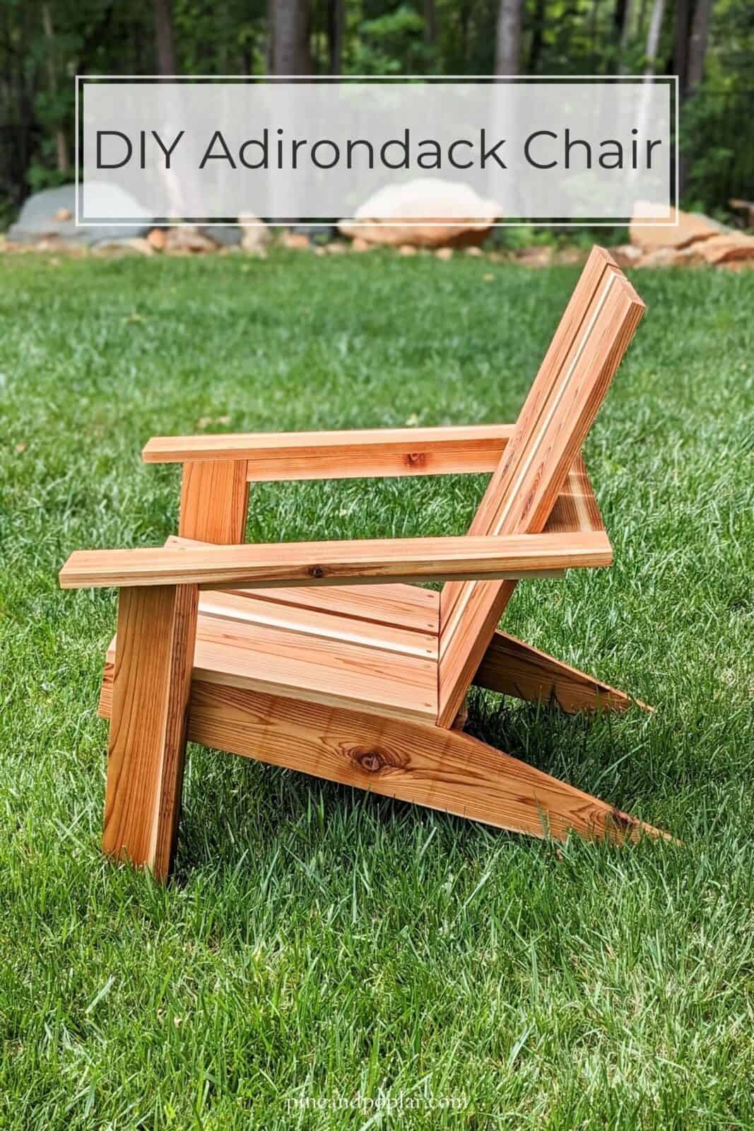 How to Build a DIY Adirondack Chair (Modern Design)