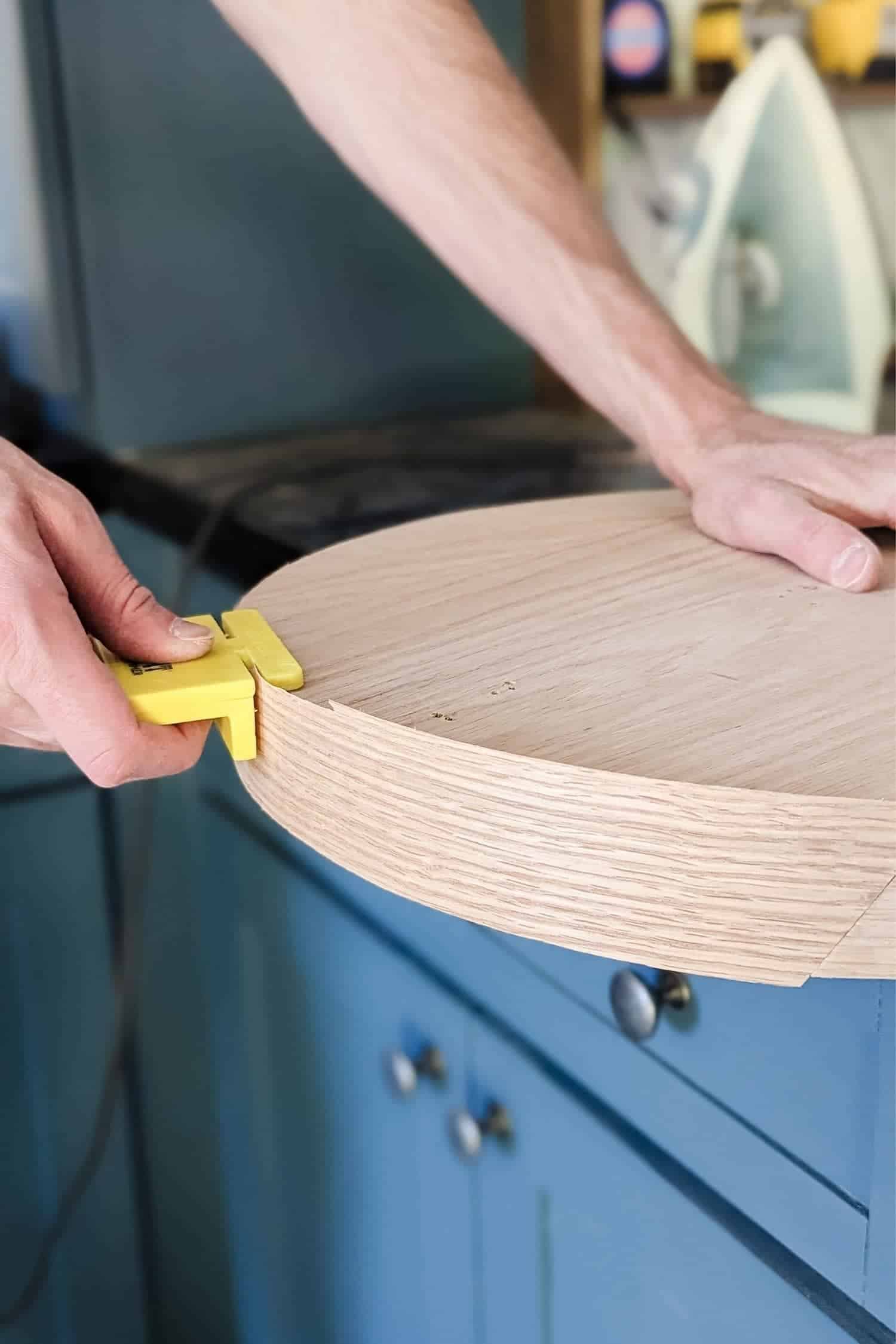 DIY Round Side Table Plans Pine and Poplar