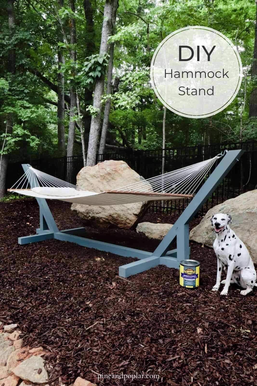 DIY Hammock Stand Using 4x4 Wood Pine and Poplar