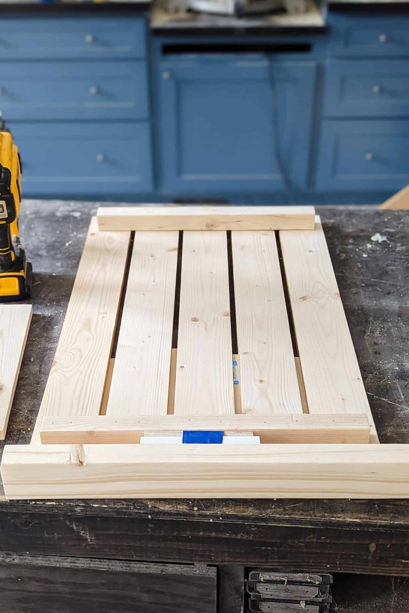 DIY Outdoor Coffee Table with Storage - Pine and Poplar
