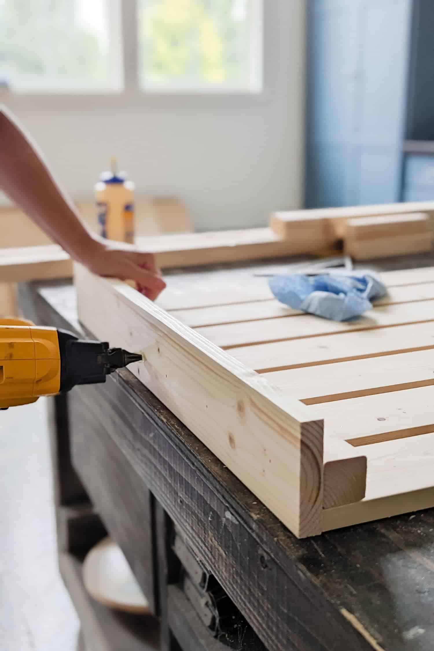 DIY Outdoor Coffee Table with Storage - Pine and Poplar
