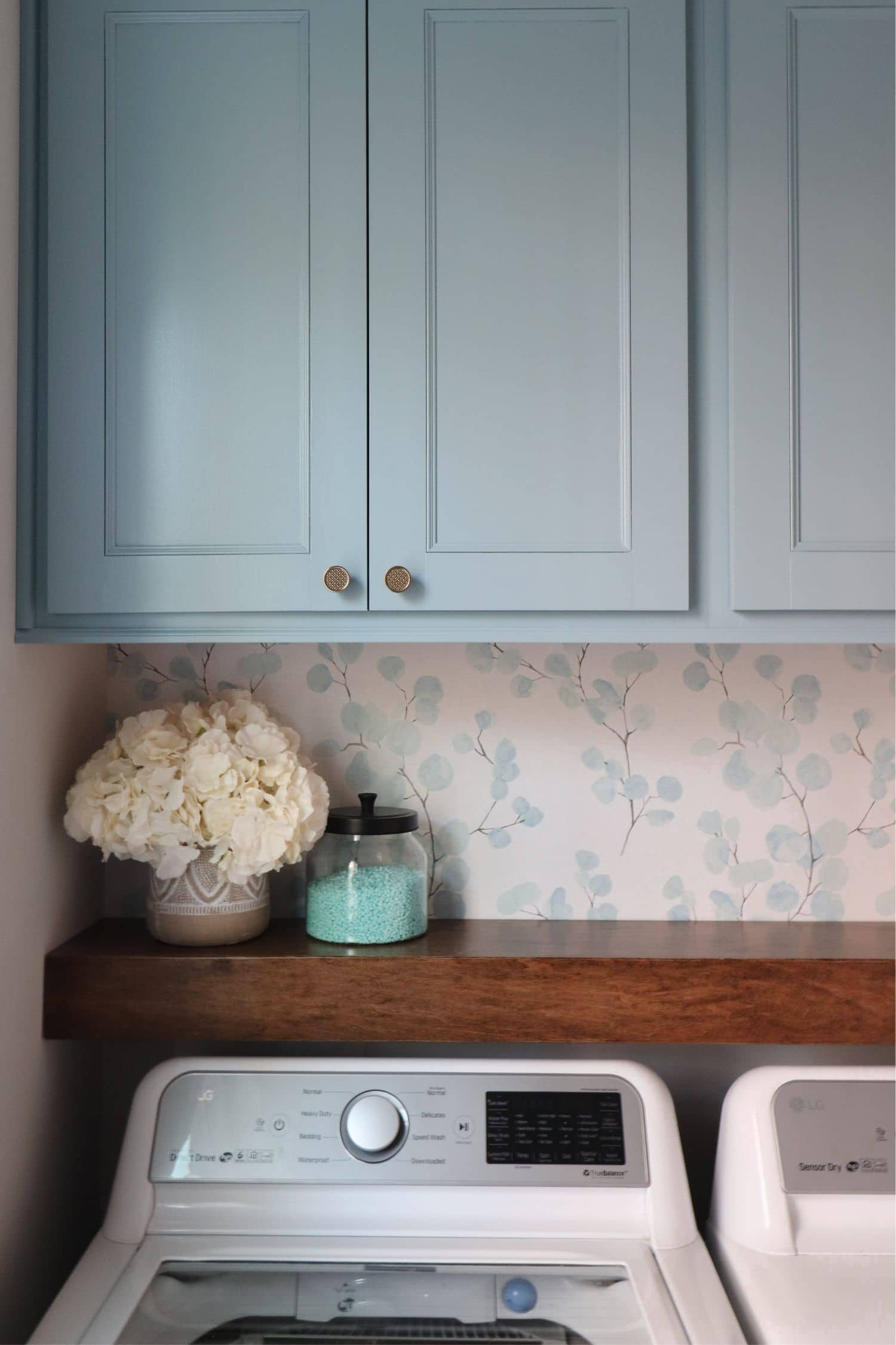 DIY Floating Shelf Over Washer Dryer Tutorial Pine and Poplar