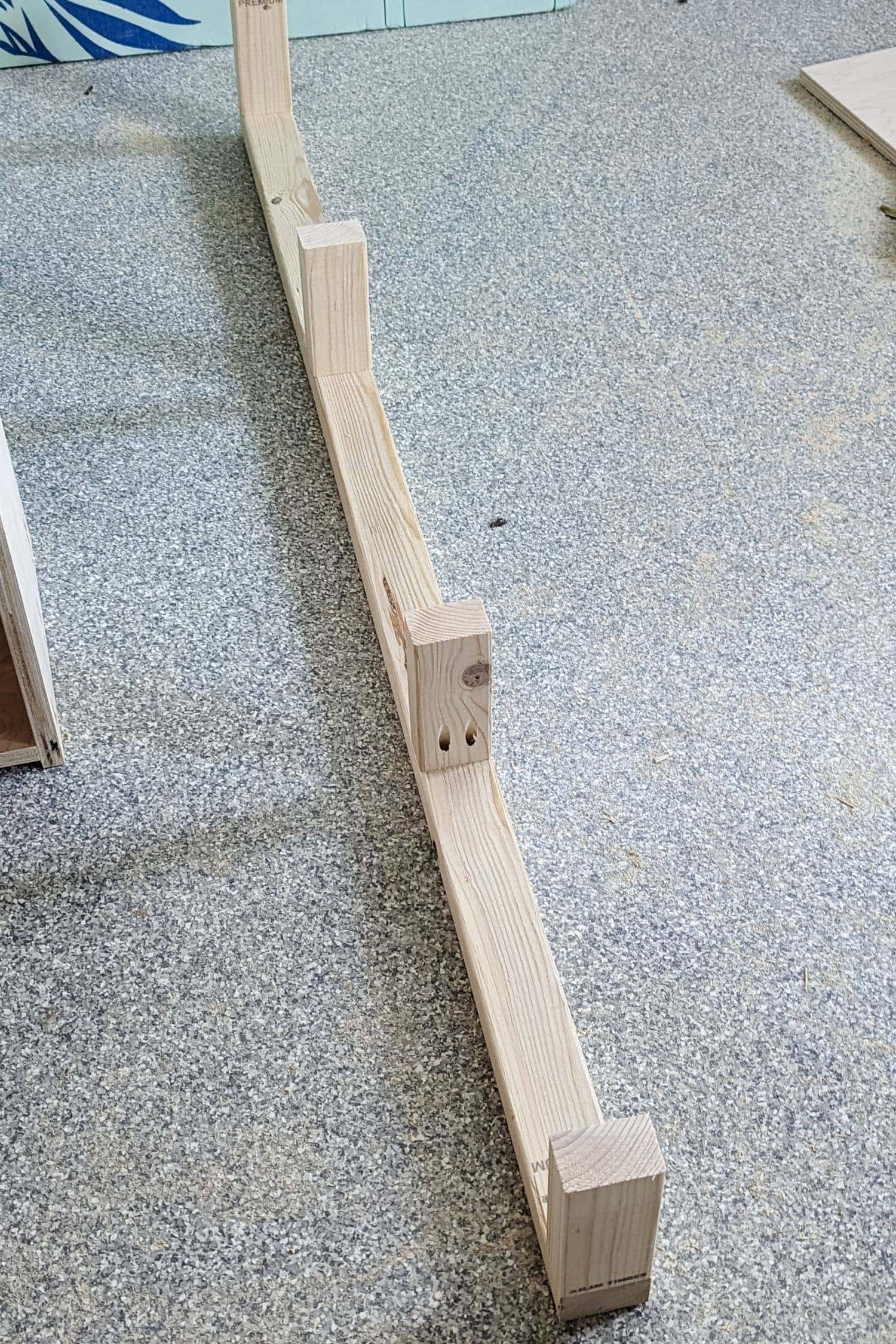 DIY Floating Shelf Over Washer Dryer Tutorial Pine and Poplar