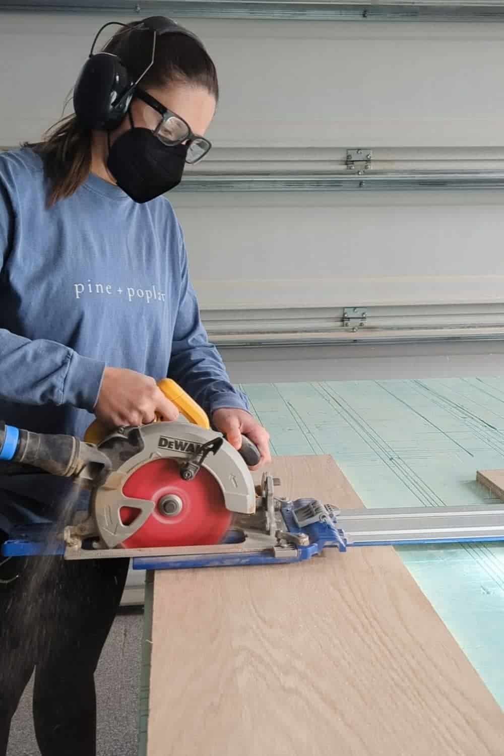 How to Build a DIY Floating Vanity (with drawers!) Pine and Poplar