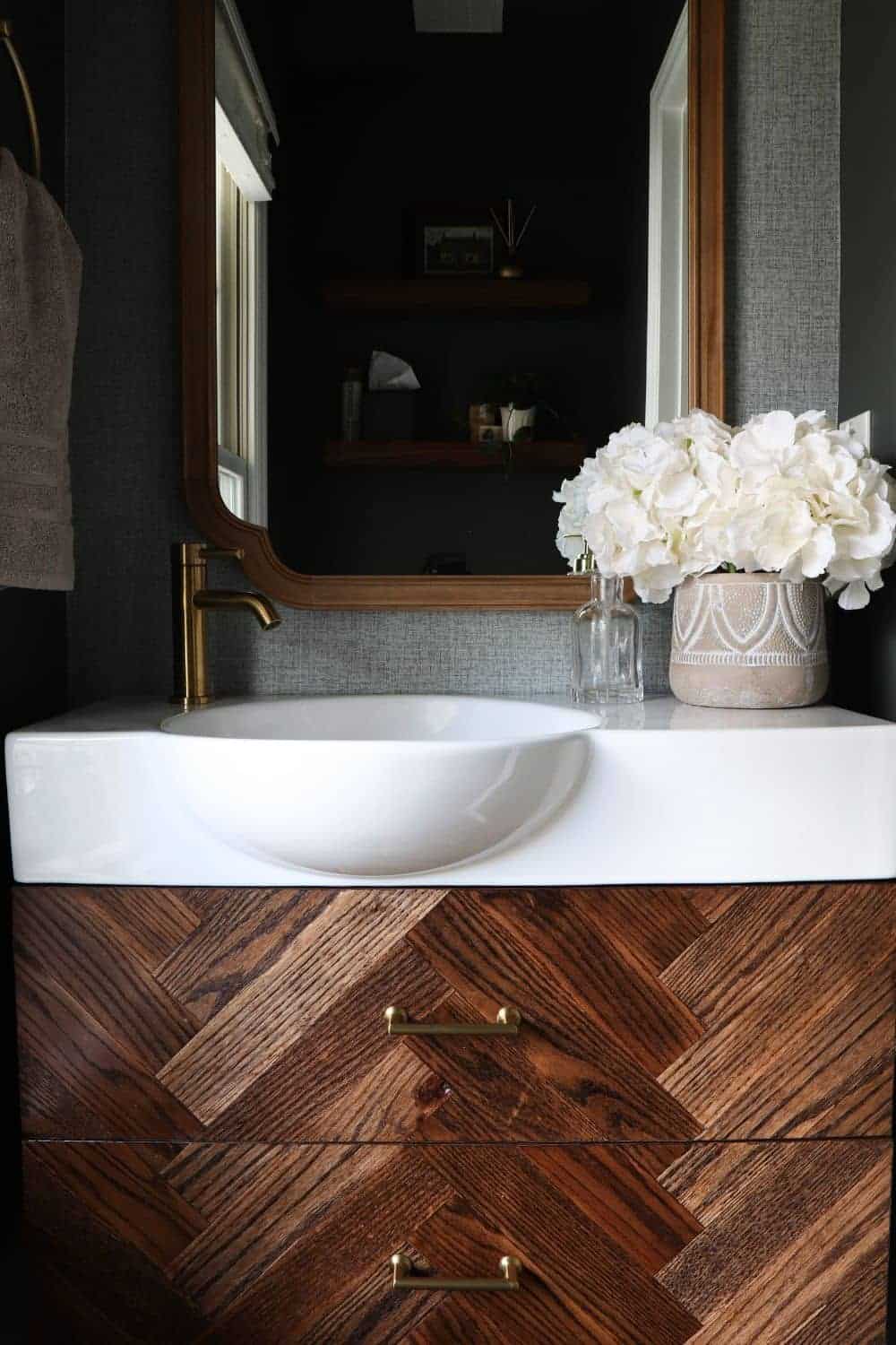 How to Build a DIY Floating Vanity (with drawers!) Pine and Poplar