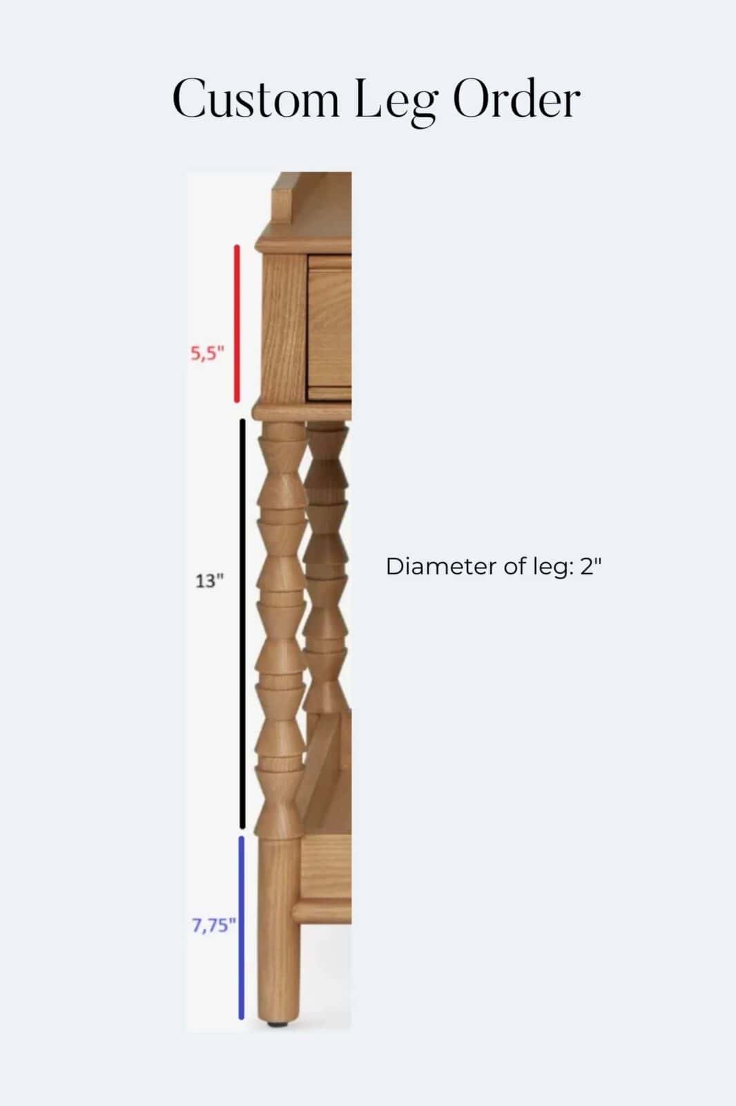 DIY Nightstand with Custom Legs - Pine and Poplar