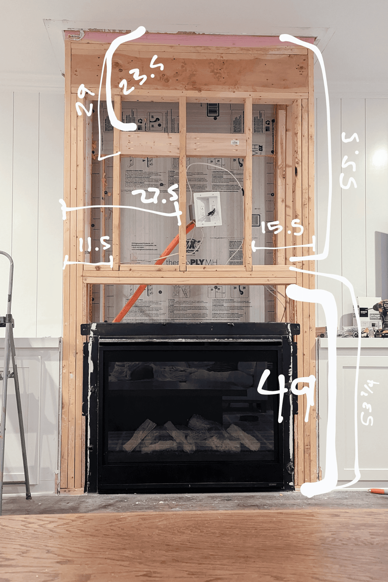 How to Install Stone Veneer to a Fireplace - Pine and Poplar