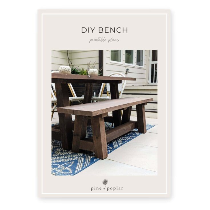 Image for Chunky Bench Printable Plans