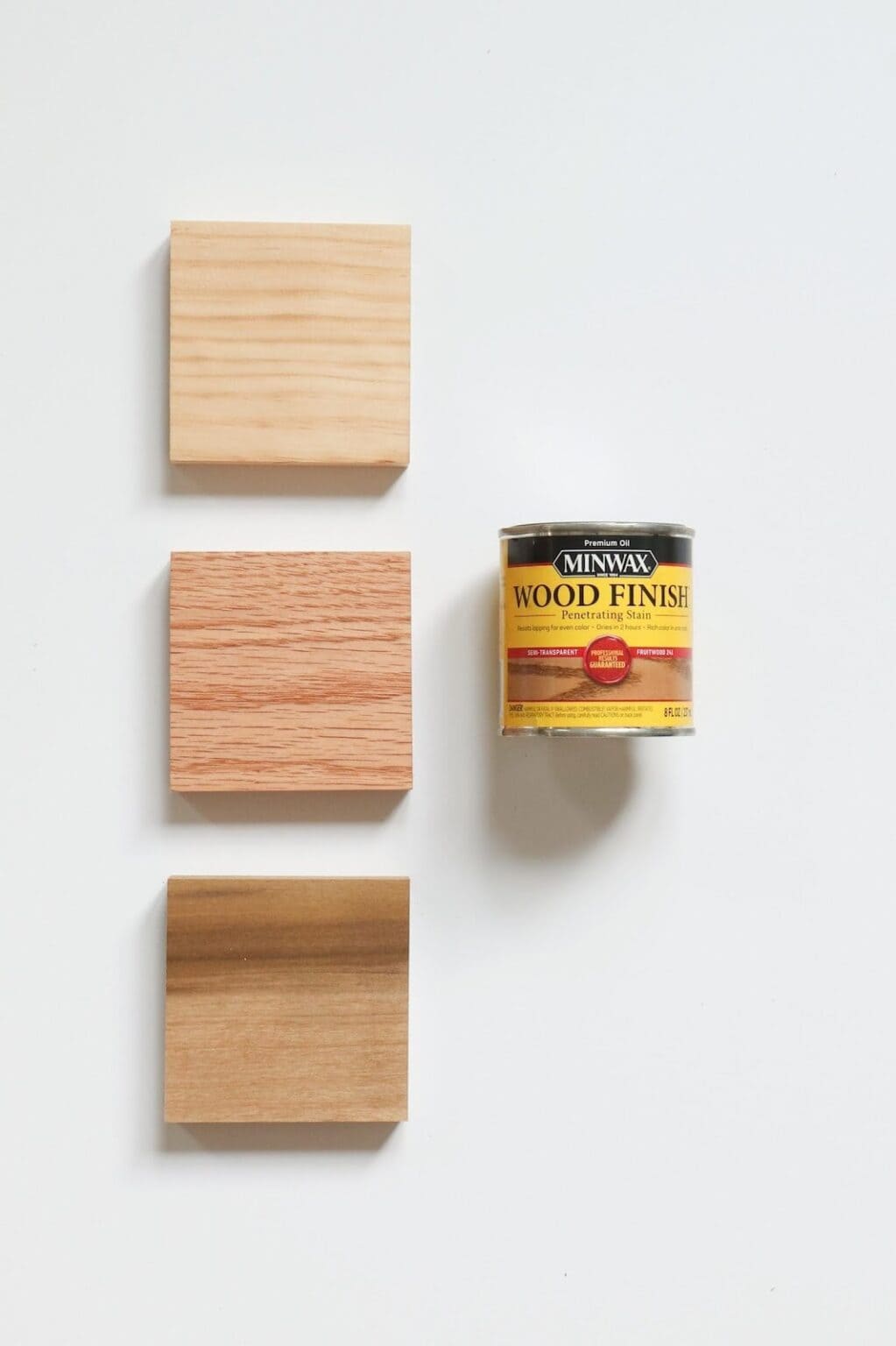 Light to Medium Wood Stains - TESTED - Pine and Poplar