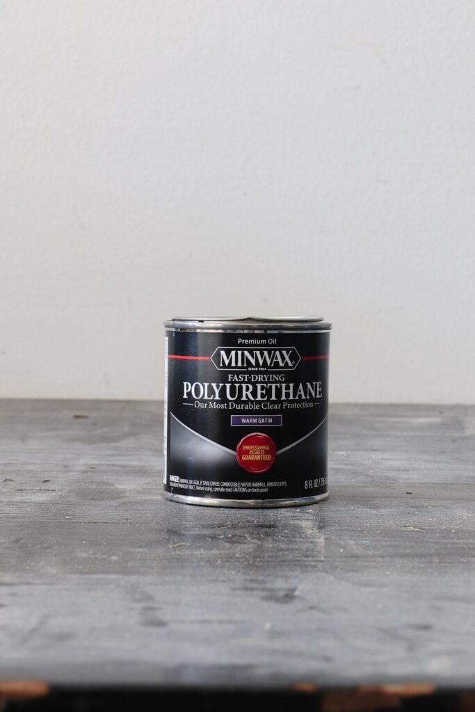 Minwax fast-drying polyurethane in warm satin