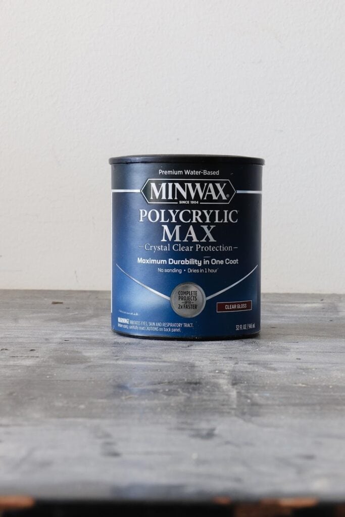 Minwax polycrylic max in clear gloss