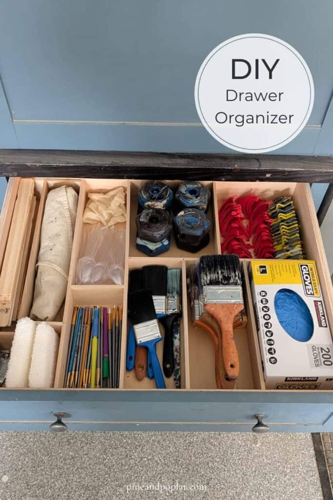 DIY Drawer Organizer with customizable dividers