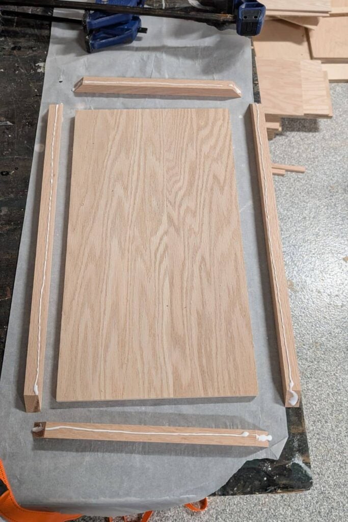 building skinny shaker doors